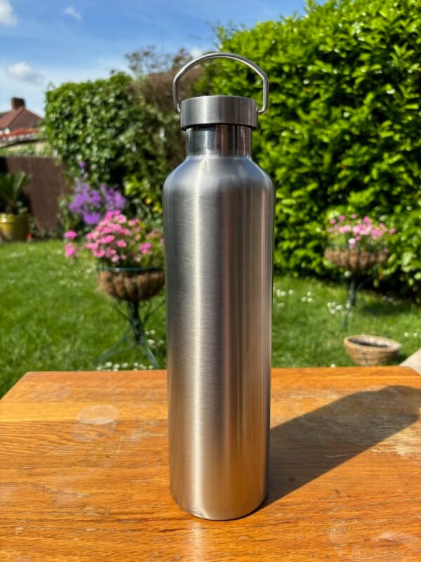 Brushed Stainless Steel 1L Pure Diligence 304 Stainless Steel Bottles