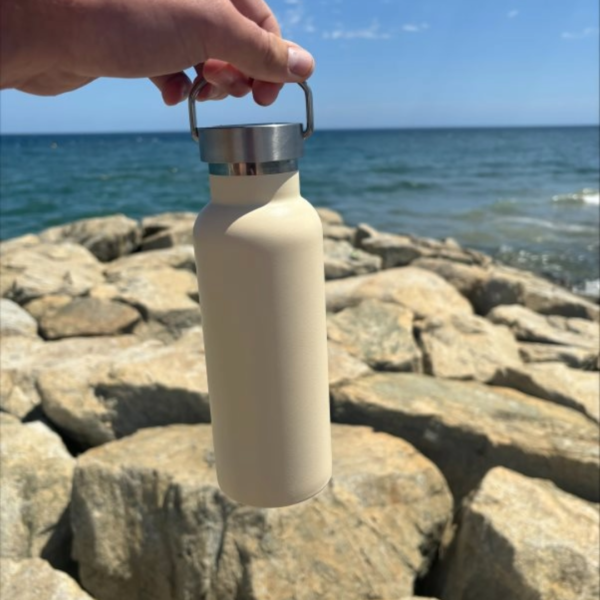 white steel bottle (1) Steel Bottle